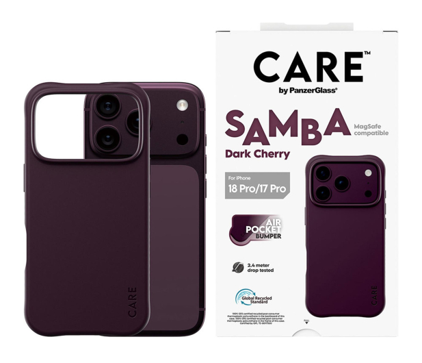 PanzerGlass CARE™ Samba MagSafe do iPhone 18 Pro / 17 Pro Dark Cherry - 1604012 - zdjęcie 2